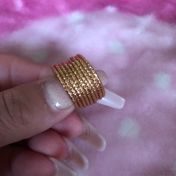 Stable ring 18k gold plated “ rhodium” 6.5-7 - Picture 6 of 6